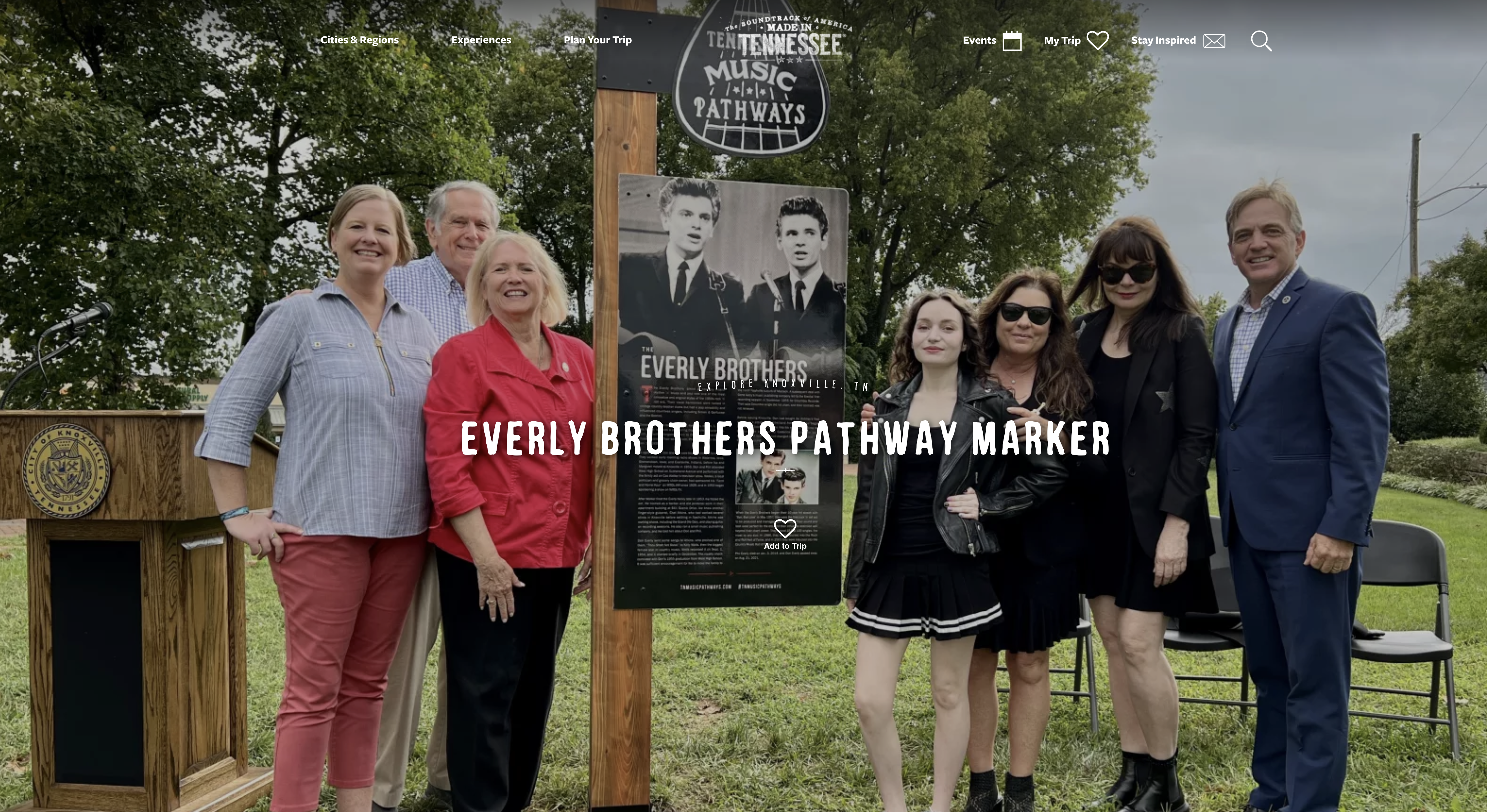 Featured image for “Everly Brothers Park Joins Music Pathway”